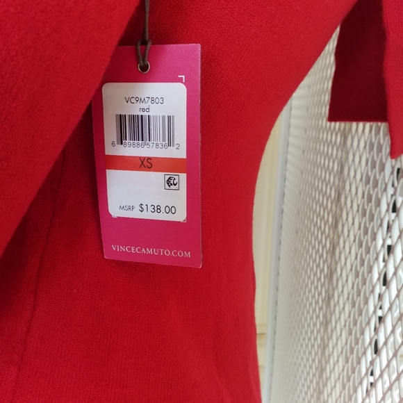 Gorgeius Open-Back Bow Tie Vince Camuto Sweater Dress. NEW - Picture 4 of 8